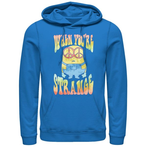 Men’s Despicable Me Minion Tie-Dye Strange Pull Over Hoodie