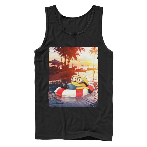 Men’s Despicable Me Minion Tropical Vacation Tank Top