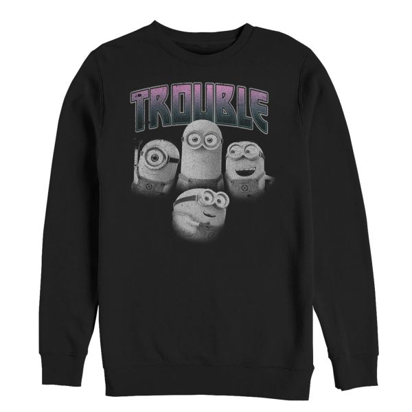 Men’s Despicable Me Minion Trouble Friends Sweatshirt