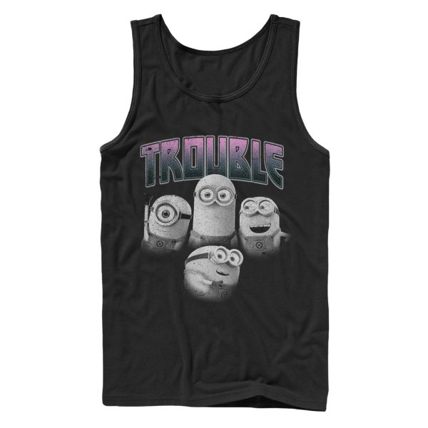 Men’s Despicable Me Minion Trouble Friends Tank Top