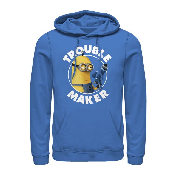 Men’s Despicable Me Minion Trouble Maker Pull Over Hoodie