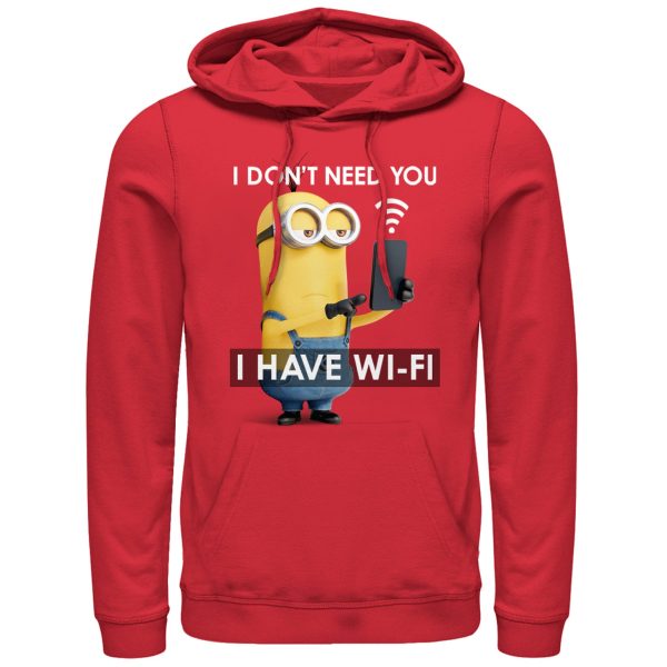 Men’s Despicable Me Minion Wi-Fi Pull Over Hoodie