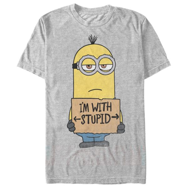 Men’s Despicable Me Minion With Stupid T-Shirt