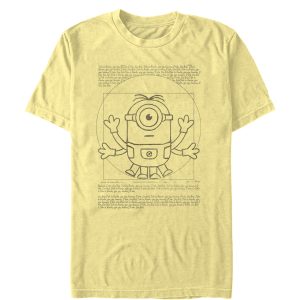 Men’s Despicable Me Minion da Vinci Man T-Shirt