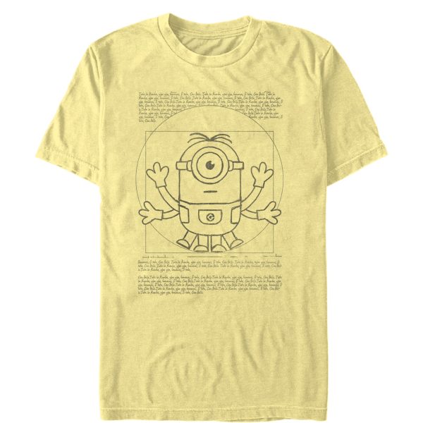 Men’s Despicable Me Minion da Vinci Man T-Shirt