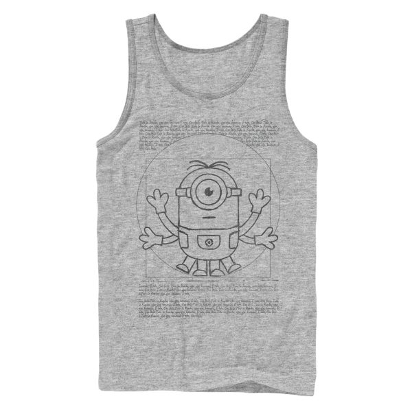 Men’s Despicable Me Minion da Vinci Man Tank Top