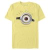 Men’s Despicable Me Minions Carl Side Smile Big Face T-Shirt