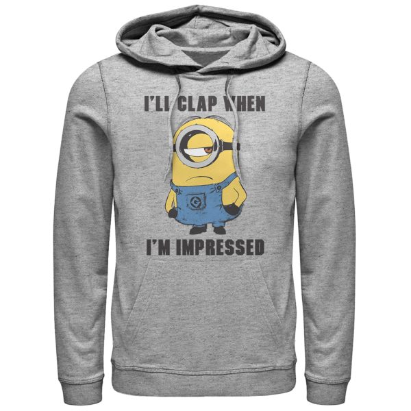 Men’s Despicable Me Minions Clap When Impressed Pull Over Hoodie