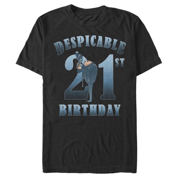 Men’s Despicable Me Minions Despicable 21st Birthday T-Shirt