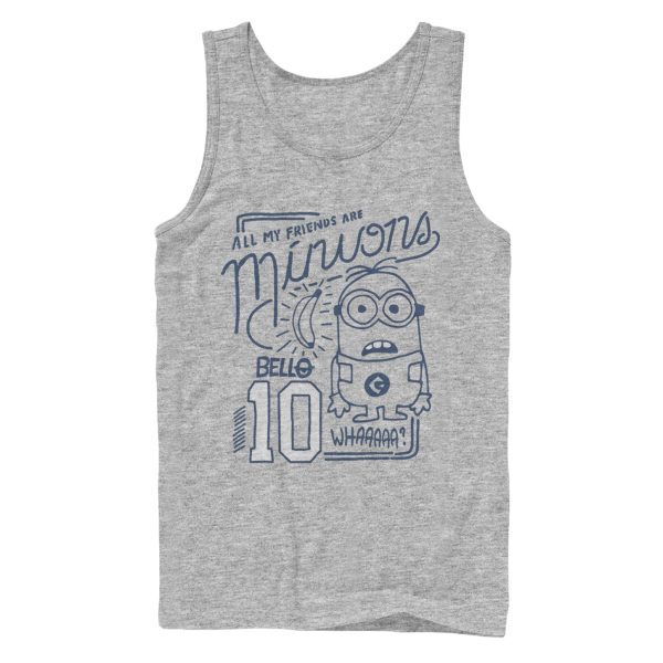 Men’s Despicable Me My Friends Are Minions Tank Top