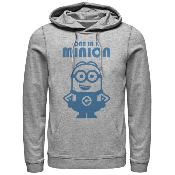 Men’s Despicable Me One in Minion Smile Pull Over Hoodie