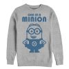 Men’s Despicable Me One in Minion Smile Sweatshirt