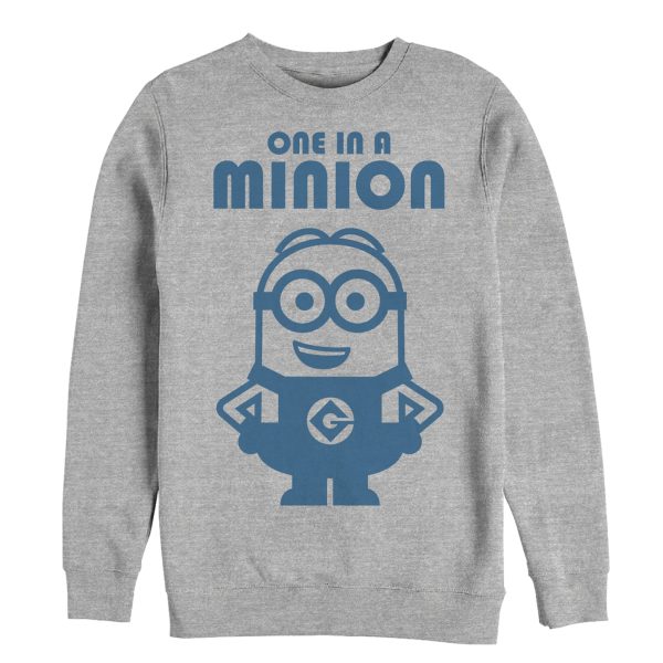 Men’s Despicable Me One in Minion Smile Sweatshirt