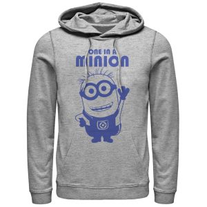 Men’s Despicable Me One in Minion Wave Pull Over Hoodie