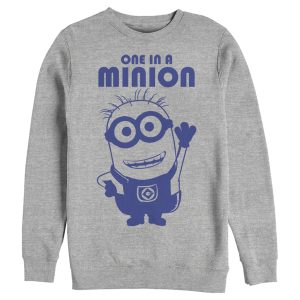 Men’s Despicable Me One in Minion Wave Sweatshirt