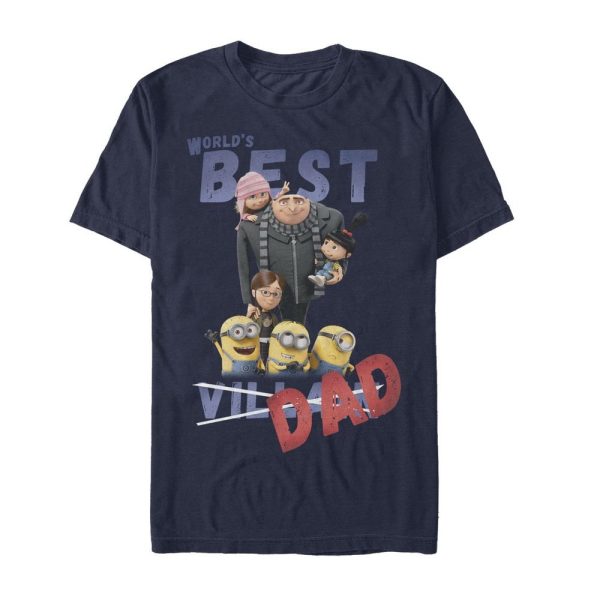 Men’s Despicable Me World’s Best Villain Dad T-Shirt