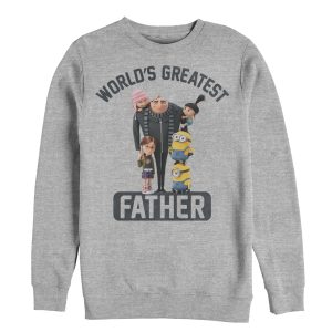 Men’s Despicable Me World’s Greatest Father Sweatshirt