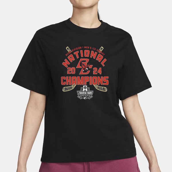 2024 Division I Men’s Ice Hockey Frozen Four Champions T-Shirt