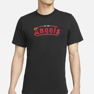 2024 LA Angels Vintage Graphic T Shirt Giveaway 1