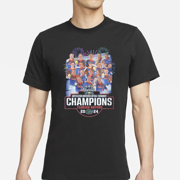 2024 Southeastern Conference Softball Tournament Champions Florida Gators T-Shirt