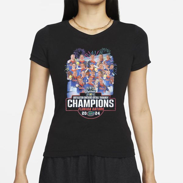 2024 Southeastern Conference Softball Tournament Champions Florida Gators T-Shirt