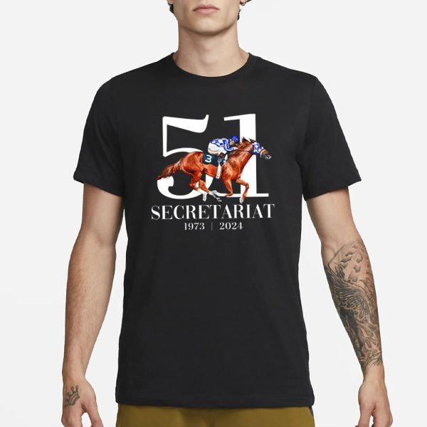 51 Secretariat 1973-2024 T-Shirt