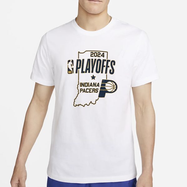 Adult Indiana Pacers 2024 NBA Playoffs State of Mind Round 2 T-Shirt