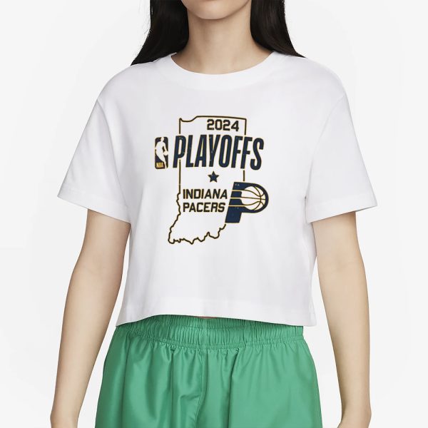 Adult Indiana Pacers 2024 NBA Playoffs State of Mind Round 2 T-Shirt