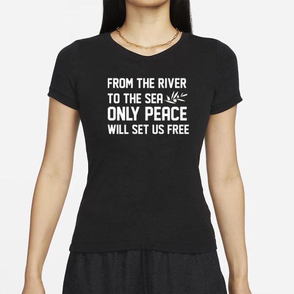 Ahmed Fouad Alkhatib From The River To The Sea Only Peace Will Set Us Free T-Shirt