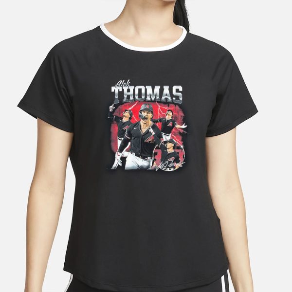 Alek Thomas NLCS Game 4 home run trot T-Shirt Giveaway 2024