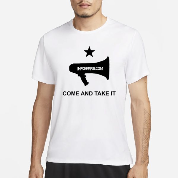 Alex Jones Infowars.com Come And Take It T-Shirt