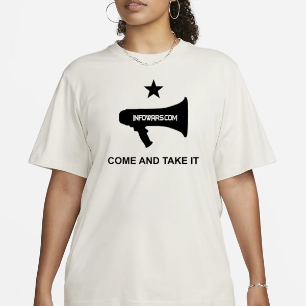 Alex Jones Infowars.com Come And Take It T-Shirt