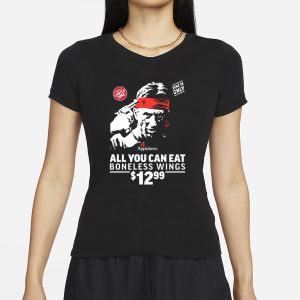 All You Can Eat Boneless Wings T Shirt 2