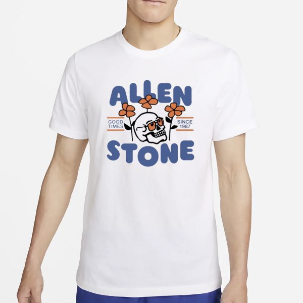 Allen Stone Stone Skull Good Times Since 1987 T-Shirt