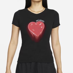 Anitta Press Jvke Mi Amor Heart T Shirt 2