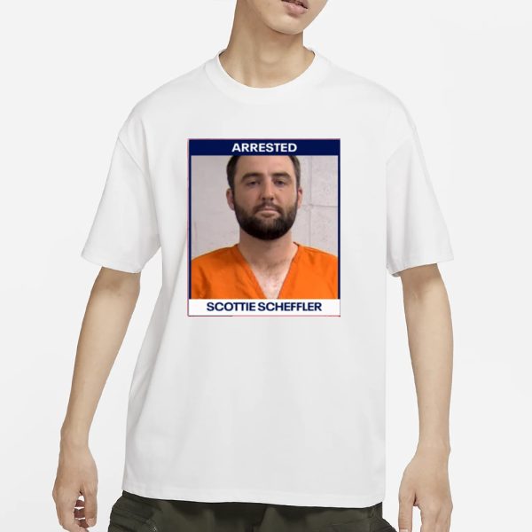 Arrested Scottie Scheffler Mugshot T-Shirt