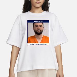 Arrested Scottie Scheffler Mugshot T-Shirt 1 Arrested Scottie Scheffler Mugshot T Shirt 2