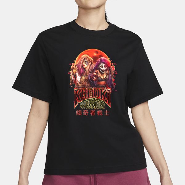 Asuka 明日華 The Kabuki Warriors Blood Moon T-Shirt