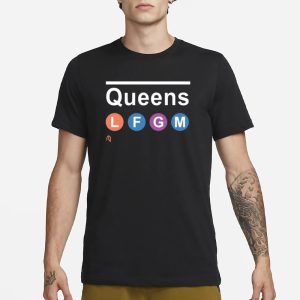 Athlete Logos Queens Lfgm Purple T Shirt 1