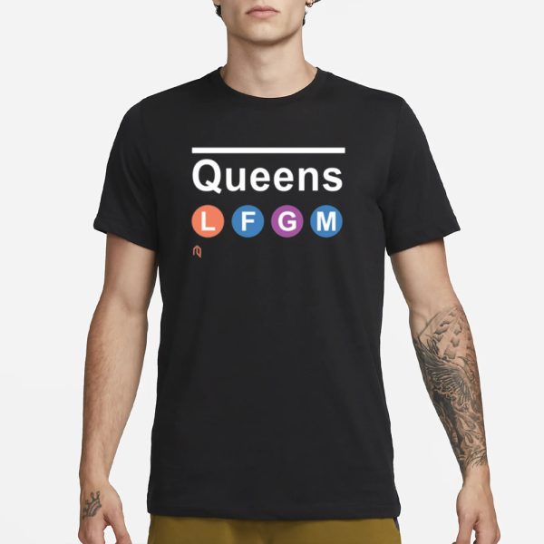 Athlete Logos Queens Lfgm Purple T-Shirt