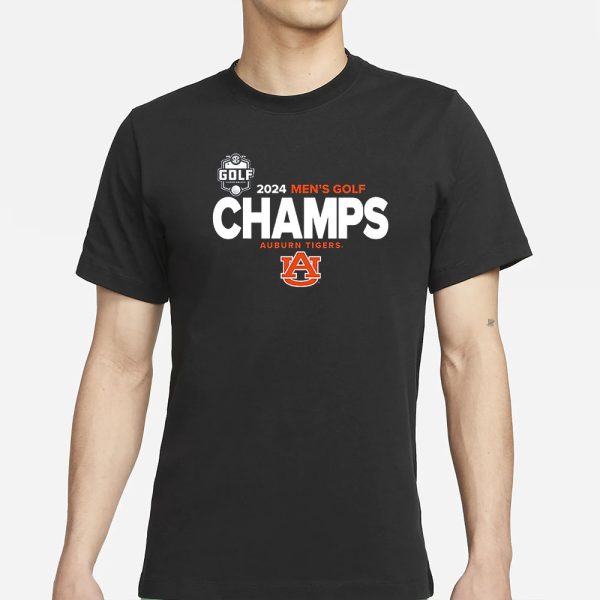 Auburn Tigers 2024 Sec Men’s Golf Tournament Champions Locker Room T-Shirt