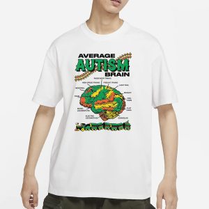 Average Autism Brain T Shirt 1