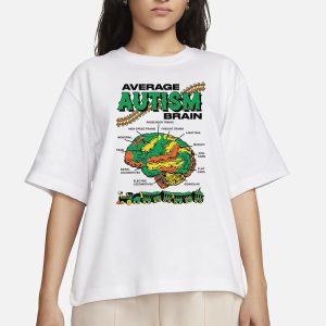 Average Autism Brain T-Shirt 1 Average Autism Brain T Shirt 2