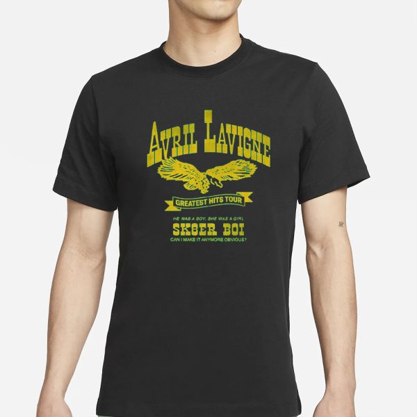 Avril Lavigne Greatest Hits Tour Sk8er Boi T-Shirt