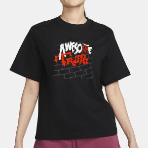 Awesome Truth Brick Wall T Shirt 2