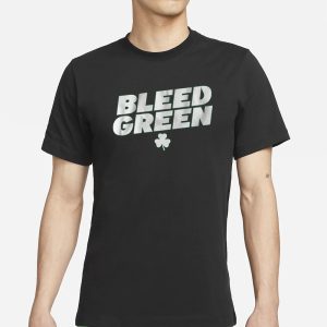 BOSTON BASKETBALL BLEED GREEN T SHIRT 1
