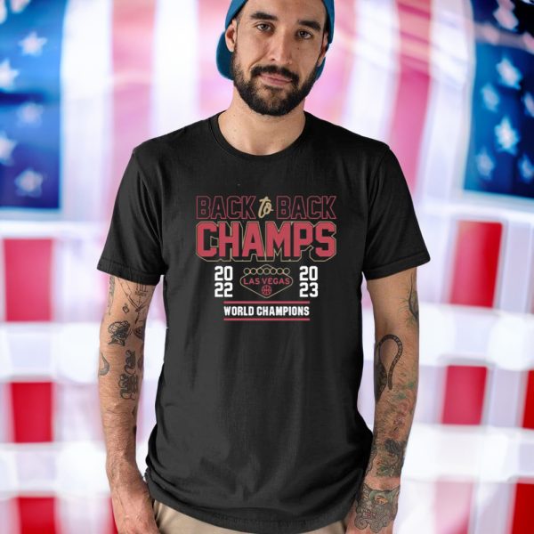 Back to Back Champs Shirt – Las Vegas Women’s Basketball