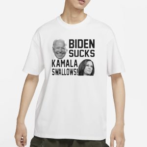 Biden Sucks Kamala Swallows T Shirt 1