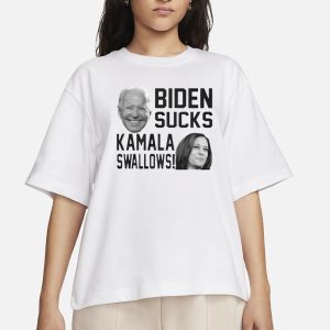 Biden Sucks Kamala Swallows T Shirt 2
