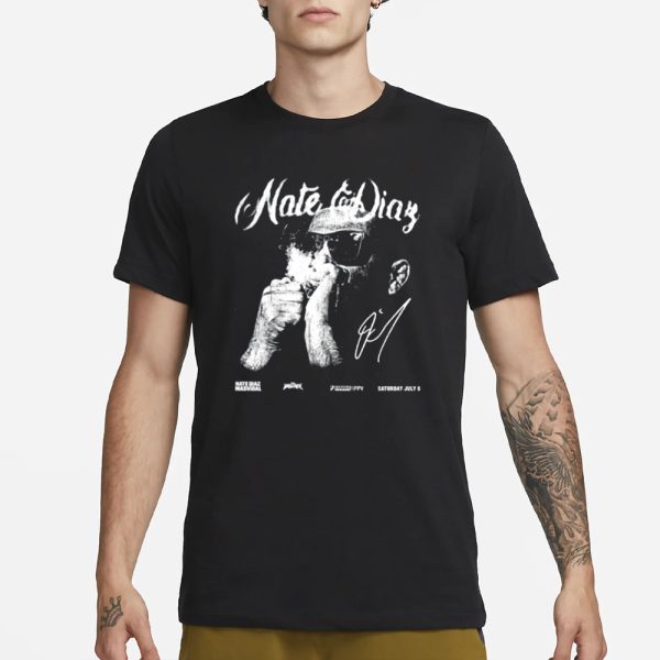 Big Face Smoke Nate Diaz T-Shirt